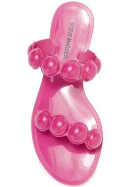 Steve Madden ZAZA Hot Pink/Fuschia Bubble Strap Sandals